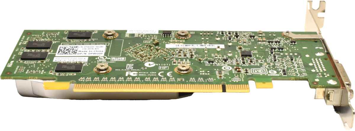 Dell Nvidia Quadro 600 Grafikkarte 1GB DDR3 PCIe 2.1 x16 0PWG0F FP