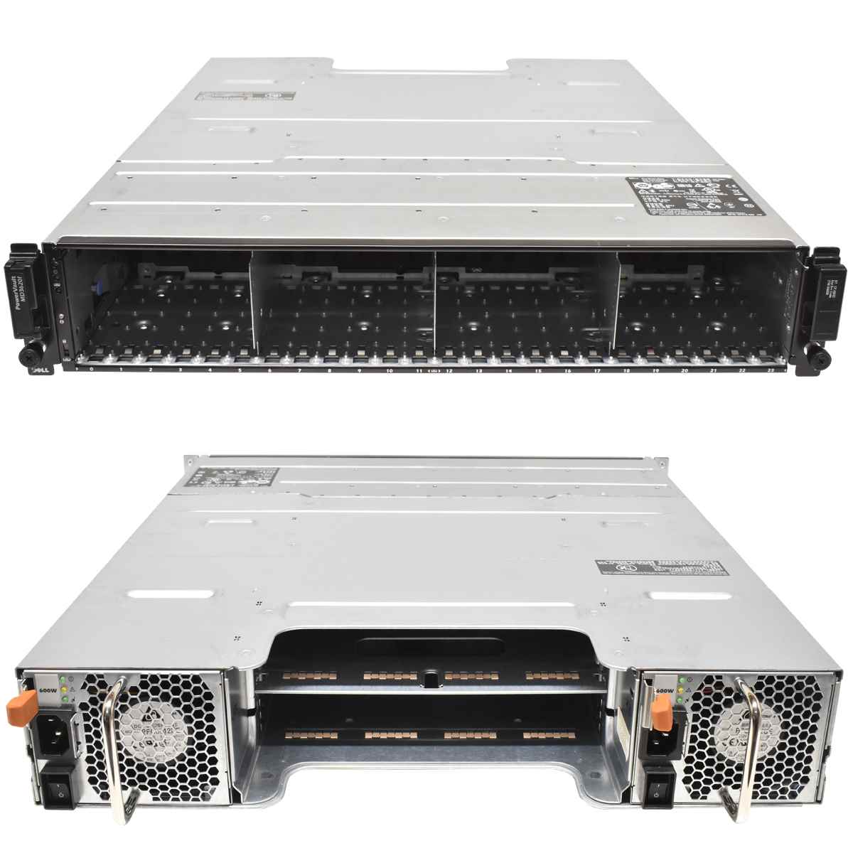 Dell PowerVault MD3420 2U Chassis ohne HDD 2x 600W PSU 24x Bay 2.5 Dell PowerVault MD3420 2U Chassis ohne HDD 2x 600W PSU 24x Bay 2.5