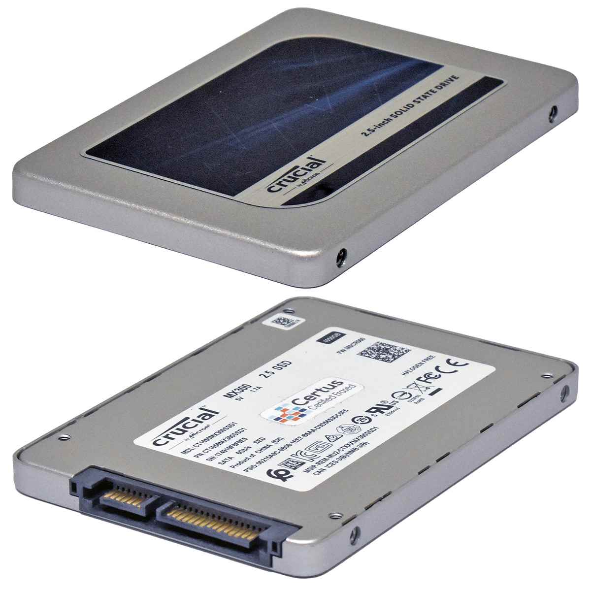 Crucial MX300 1050GB 2.5 Zoll SATA 6Gb/s SSD CT1050MX300SSD1