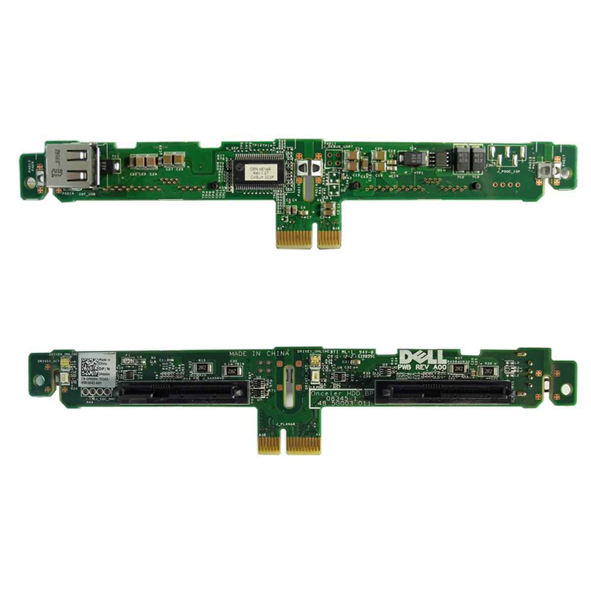 DELL PowerEdge M610 M710HD 2-Slot SAS HDD Backplane DP/N 0P669H DELL PowerEdge M610 M710HD 2-Slot SAS HDD Backplane DP/N 0P669H