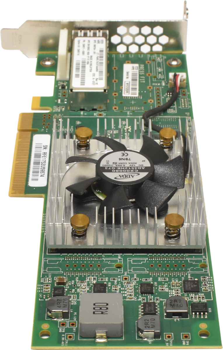 HP Qlogic SN1000Q QLE2660-HP Single-Port FC 16Gb PCle x8 Network Adapter LP 699764-001 HP Qlogic SN1000Q QLE2660-HP Single-Port FC 16Gb PCle x8 Network Adapter LP 699764-001 + GBIC