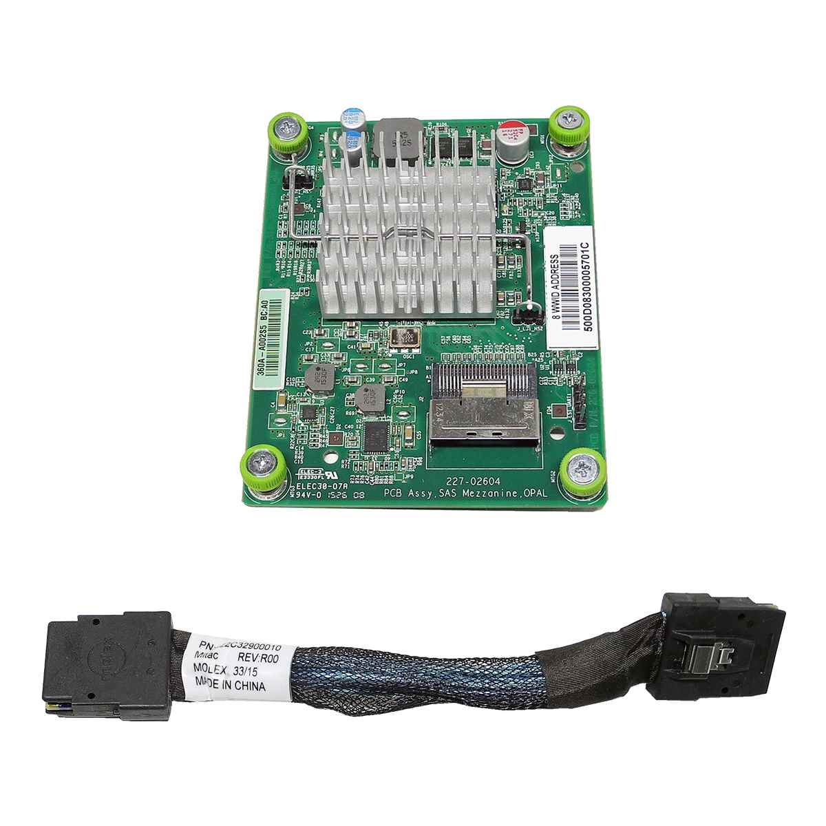 Blue Coat SAS Mezzanine OPAL Card for MAA 400 Series Server 227-02604 Blue Coat SAS Mezzanine OPAL Card for MAA 400 Series Server 227-02604