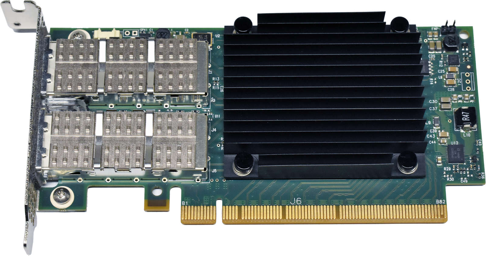 IBM-Mellanox-EC33-ConnectX-3-2-Port-56-GbE-PCIe-x8-001.jpg IBM Mellanox EC33 ConnectX-3 2-Port 56 GbE PCIe x8 QSFP FDR Server Adapter 00RX852 LP