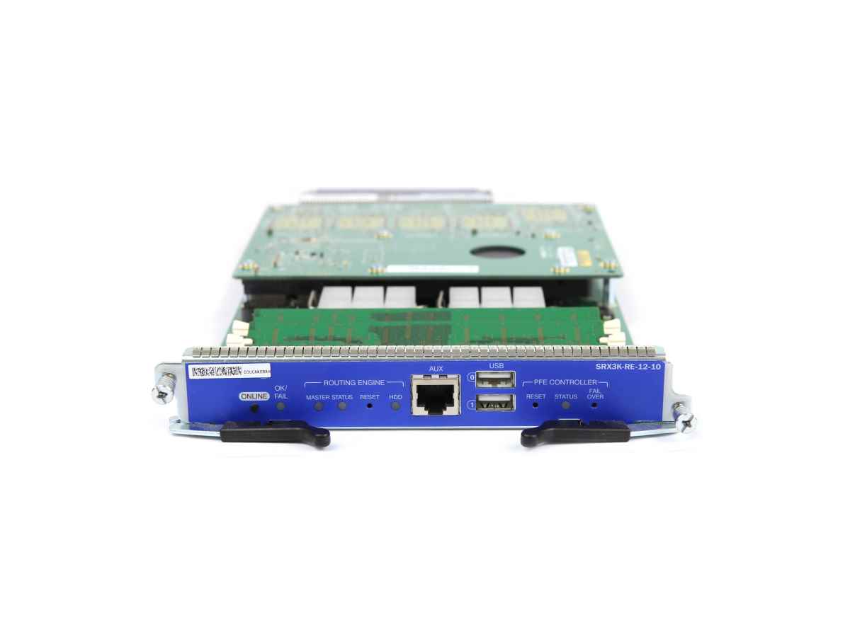 Juniper SRX3K-RE-12-10 Routing Engine Module +16GB SSD +1GB CF +2GB DDR2 for SRX3400 SRX3600 Juniper SRX3K-RE-12-10 Routing Engine Module +16GB SSD +1GB CF +2GB DDR2 for SRX3400 SRX3600