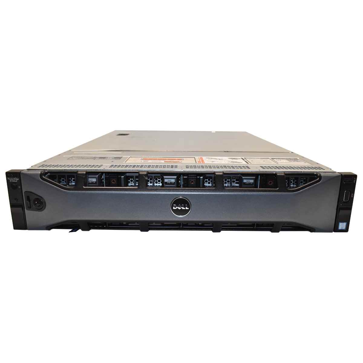 Dell PowerEdge R730xd Rack Server ohne CPU 0 GB RAM 16x LFF 3,5 + 2x SFF 2.5 H730mini Dell PowerEdge R730xd Server 2xE5-2680 V4 256GB RAM 16x LFF 3,5 + 2x SFF 2.5 H730mini 98TB