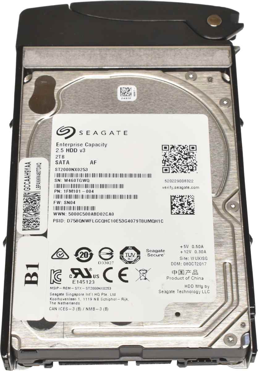 Supermicro Seagate 2TB 2.5" 7.2K 6G SATA HDD Festplatte ST2000NX0253 1FM101-004