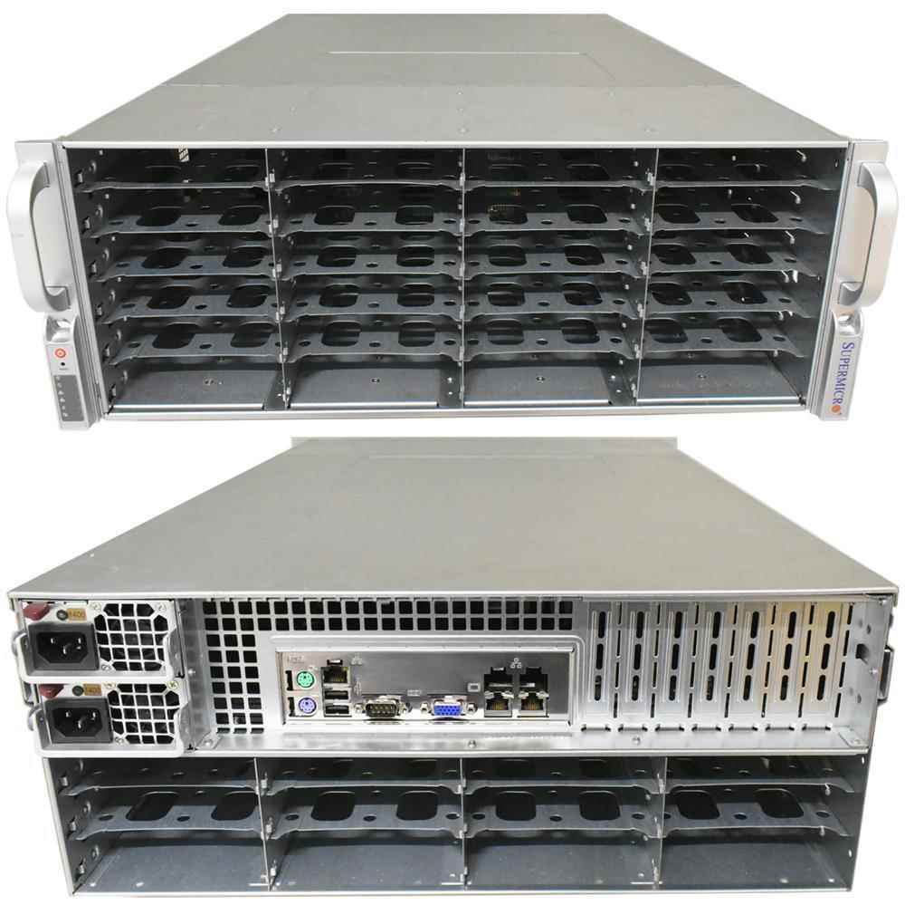 Supermicro CSE-847 X8DT3-LN4F Rev. 2.01 2x Intel E5620 2.40GHz 96GB RAM 36x LFF 3,5