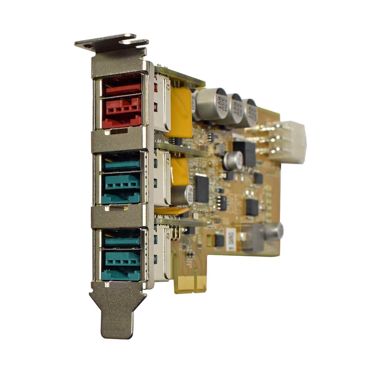 Dell Powered USB PCIe PUB1200XL Card 3x12V PUB1200XLX100 GN530 0GN530 POS PC wie Neu LP