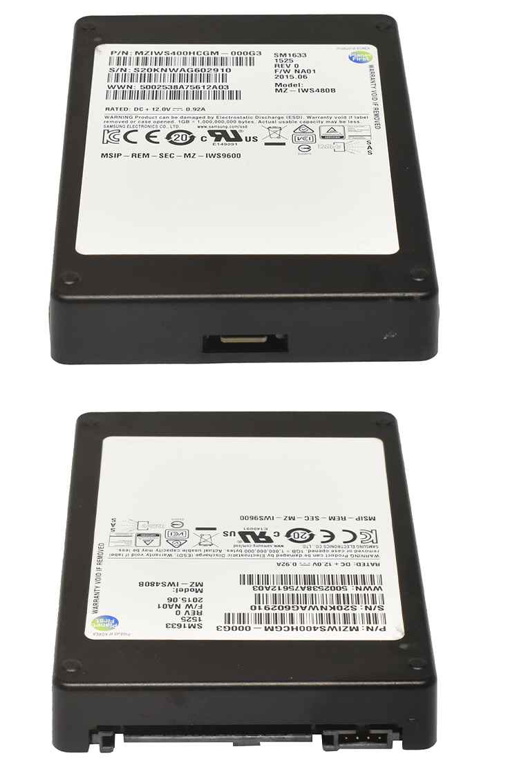 Samsung SM1633 400GB 2.5" 12Gbps SAS SSD MZ-IWS480B