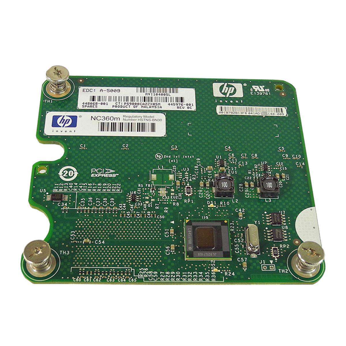 HP-NC360m-Dual-Port-1Gbps-PCI-Express-BL-c-Server-001.jpg HP NC360m Dual-Port 1Gbps PCI-Express BL-c Server Adapter SP#: 448068-001