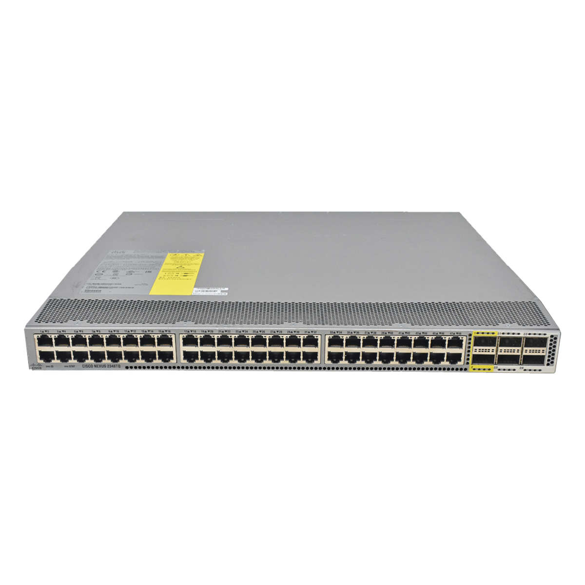 Cisco-Nexus-2348TQ-Fabric-Extender-N2K-C2348TQ-10G-002.jpg Cisco Nexus 2348TQ Fabric Extender N2K-C2348TQ-10GE 68-5579-01 rote PSUs ohne Lüfter