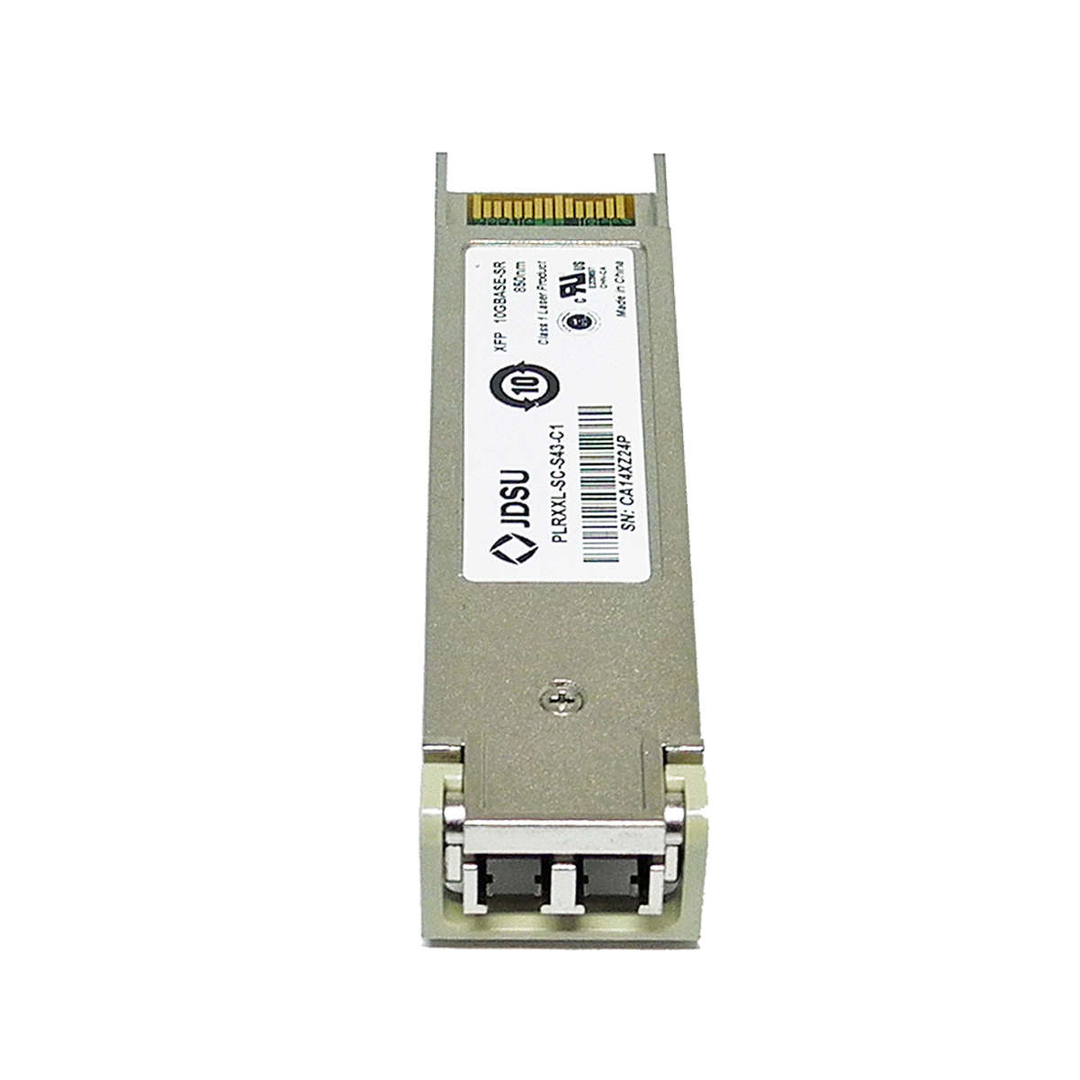JDSU-PLRXXL-SC-S43-C1-10GBASE-SR-XFP-Transceiver-3-005.jpg JDSU PLRXXL-SC-S43-C1 10GBASE-SR XFP Transceiver 300m MMF 850nm
