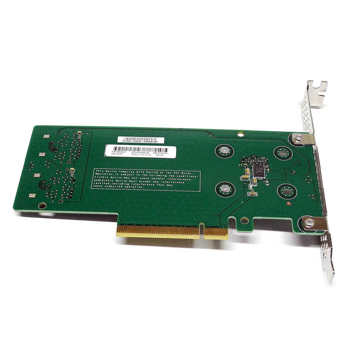 HP Dual M.2 2280 SATA PCIe x8 Riser Card/Adapter für ProLiant G 9/10 759505-001 HP Dual M.2 2280 SATA PCIe x8 Riser Card/Adapter für ProLiant G 9/10 759505-001