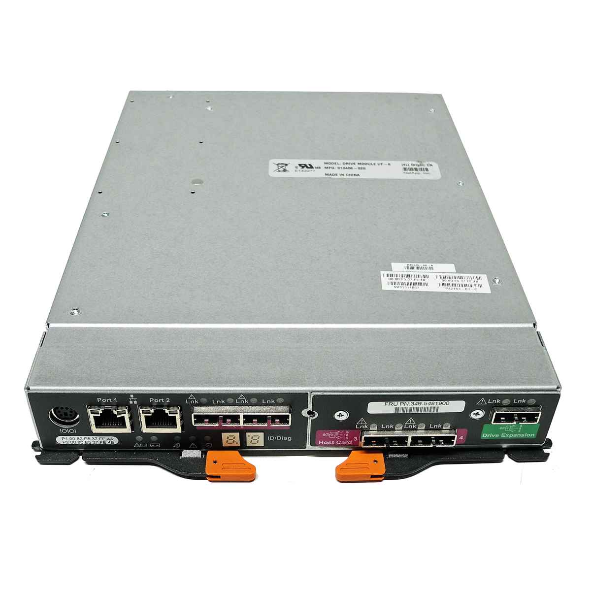 NetApp P45235-06 Drive Module I/F-6 Controller for E-2600 Series 349-5481900 NetApp P45235-06 Drive Module I/F-6 Controller for E-2600 Series 349-5481900