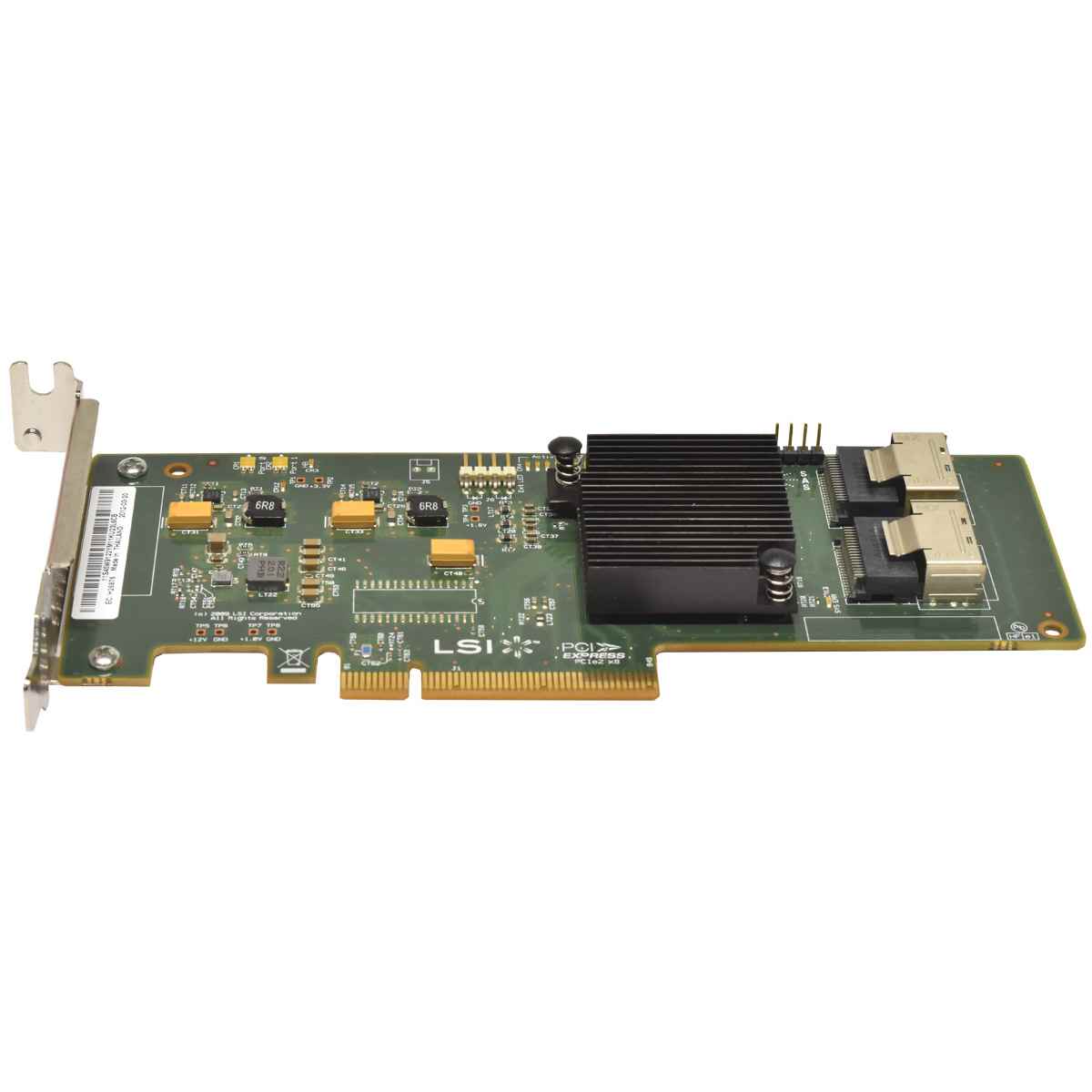 LSI SAS9201-8i H3-25268-00D Dual-Port 6G SAS / SATA Controller PCIe x8 LP LSI SAS9201-8i H3-25268-00D Dual-Port 6G SAS / SATA Controller PCIe x8 LP