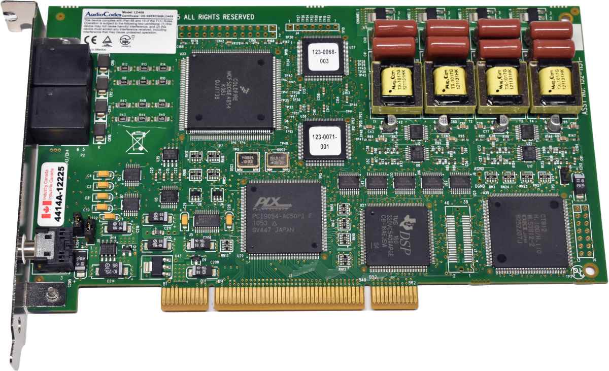 AudioCodes Ai-Logix LD409 152-1151-001 PCI Sound Card AudioCodes Ai-Logix LD409 152-1151-001 PCI Sound Card