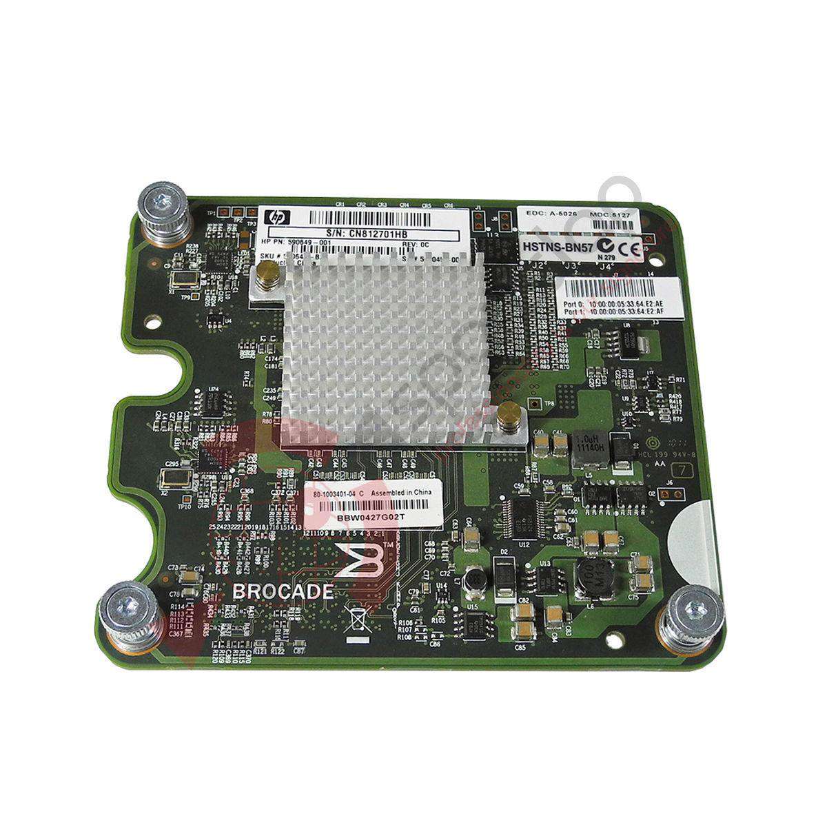 HP-BLc-BROCADE-804-8Gb-FC-HBA-für-HPE-BladeSystem-001.jpg HP BLc BROCADE 804 8Gb FC HBA für HPE BladeSystem c-Class SP# 592045-001