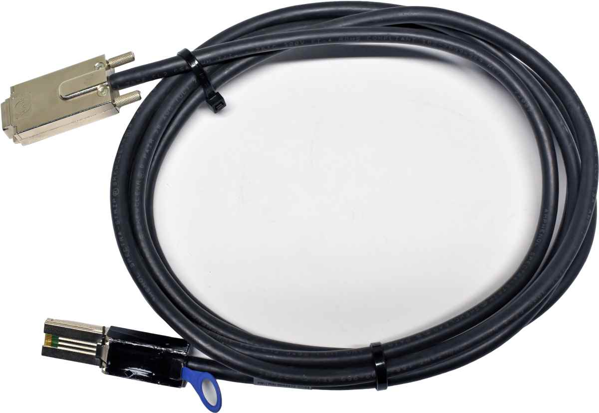 IBM MegaRAID 8480 39R6472 39R6564 3m IB MiniSAS Data Cable SFF-8088 - SFF-8470