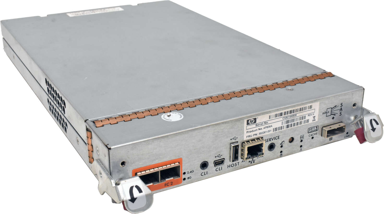 HP-Storage-Works-P2000-G3-AP836A-8GB-Controller-59-001.jpg HP Storage Works P2000 G3 AP836A 8GB Controller 592261-001 inkl. 8GB CompactFlash