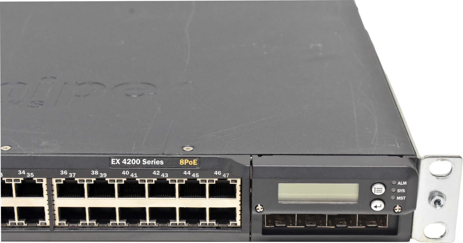 Juniper-EX4200-24T-24-Port-GE-8-Port-PoE-Module-4x-003.jpg Juniper EX4200-24T 24-Port GE 8-Port PoE +Module 4x1G SFP