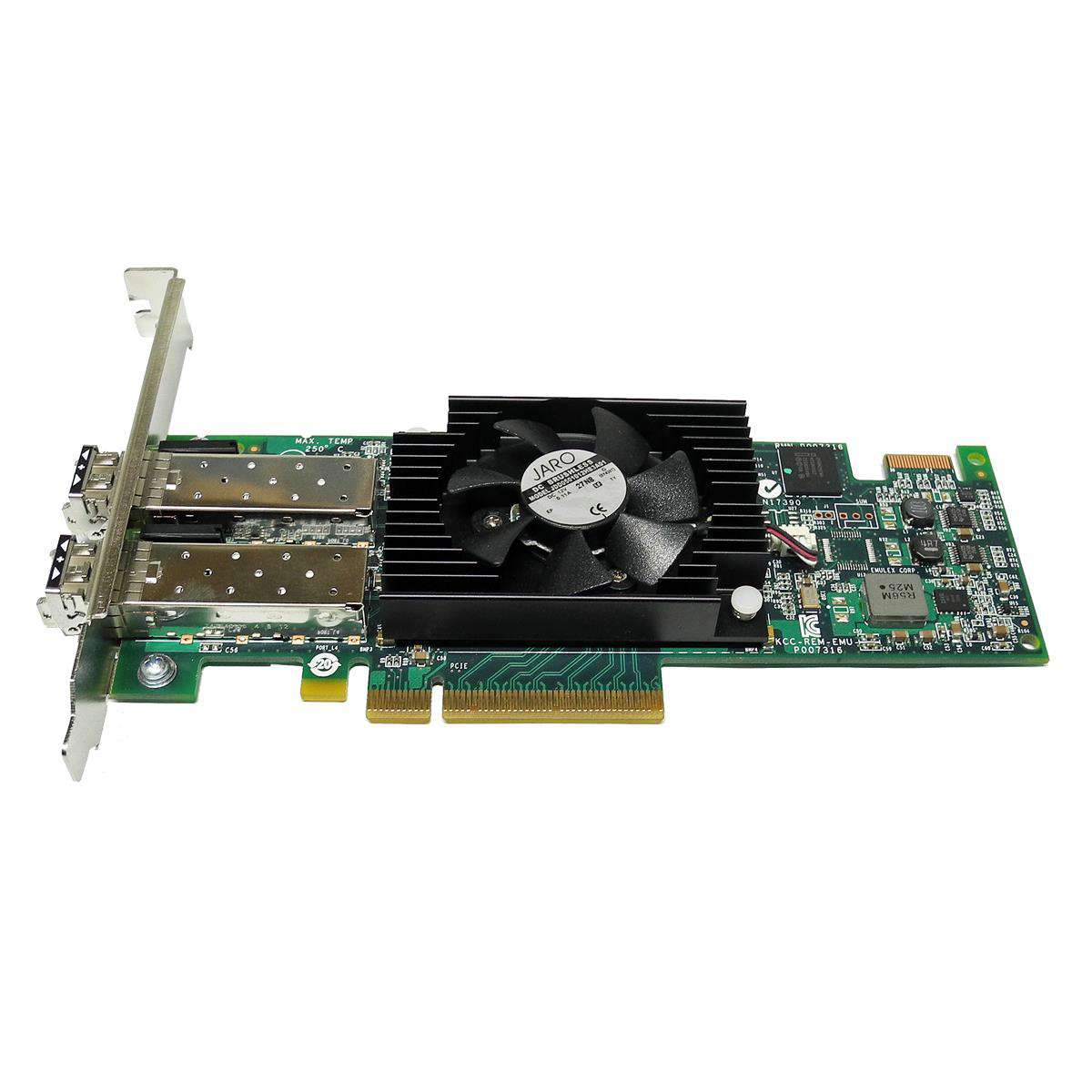 DELL-Emulex-LPE16002-Dual-Port-16Gb-s-PCIe-x8-FC-H-003.jpg DELL Emulex LPE16002 Dual-Port 16Gb/s PCIe x8 FC Host Bus Adapter 0F3VJ6 FP