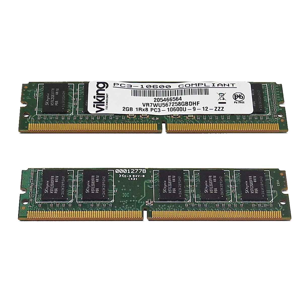 Viking VR7WU567258GBDHF 2GB 1Rx8 PC3-10600U DDR3 ECC 244-pin VLP Mini-UDIMM Viking VR7WU567258GBDHF 2GB 1Rx8 PC3-10600U DDR3 ECC 244-pin VLP Mini-UDIMM
