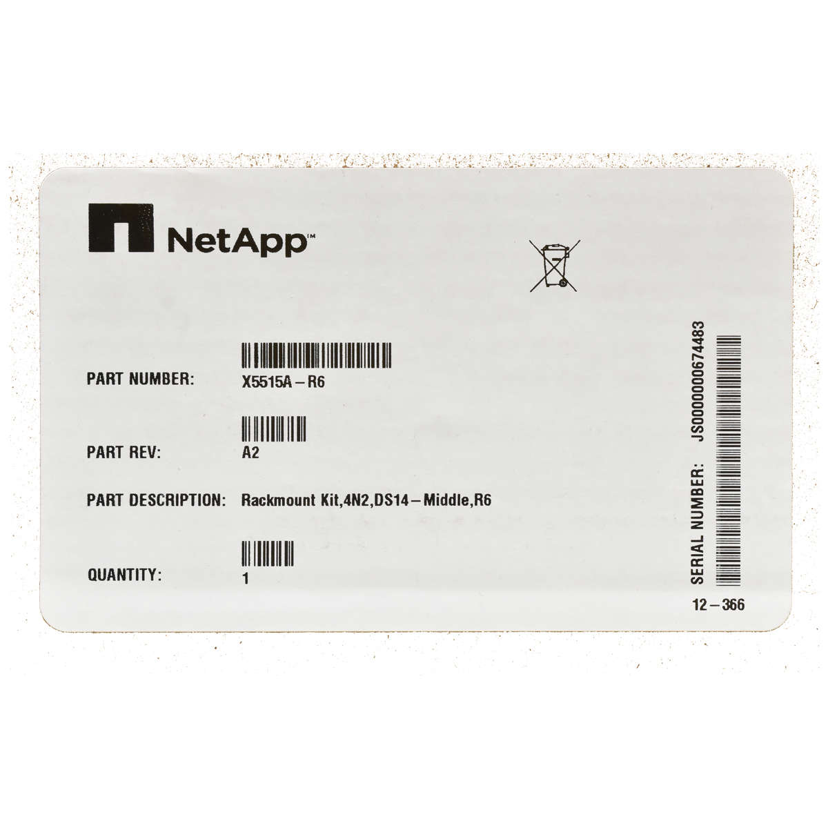 NetApp-Rackschienen-Rail-Kit-X5515A-R6-Rackmount-K-004.jpg NetApp Rackschienen Rail Kit X5515A-R6 Rackmount Kit 4N2 DS14-Middle R6