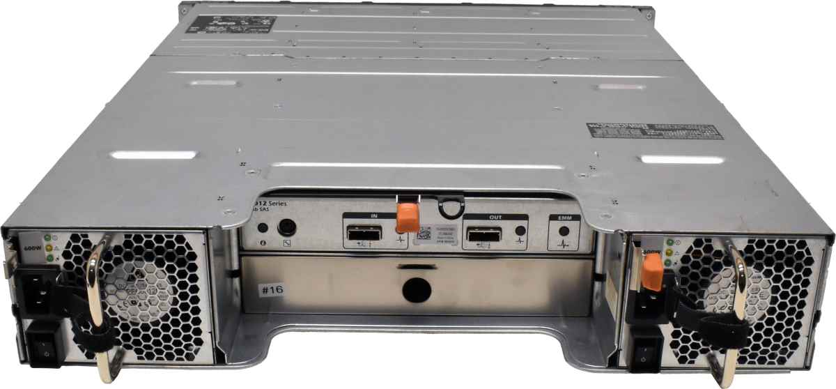 Dell PowerVault MD1200 2U 1x E01M001 6Gbps 2x PSU 12xBay 3.5 LFF Bezel ohne HDD Dell PowerVault MD1200 2U 1x E01M001 6Gbps 2x PSU 12xBay 3.5 LFF Bezel ohne HDD