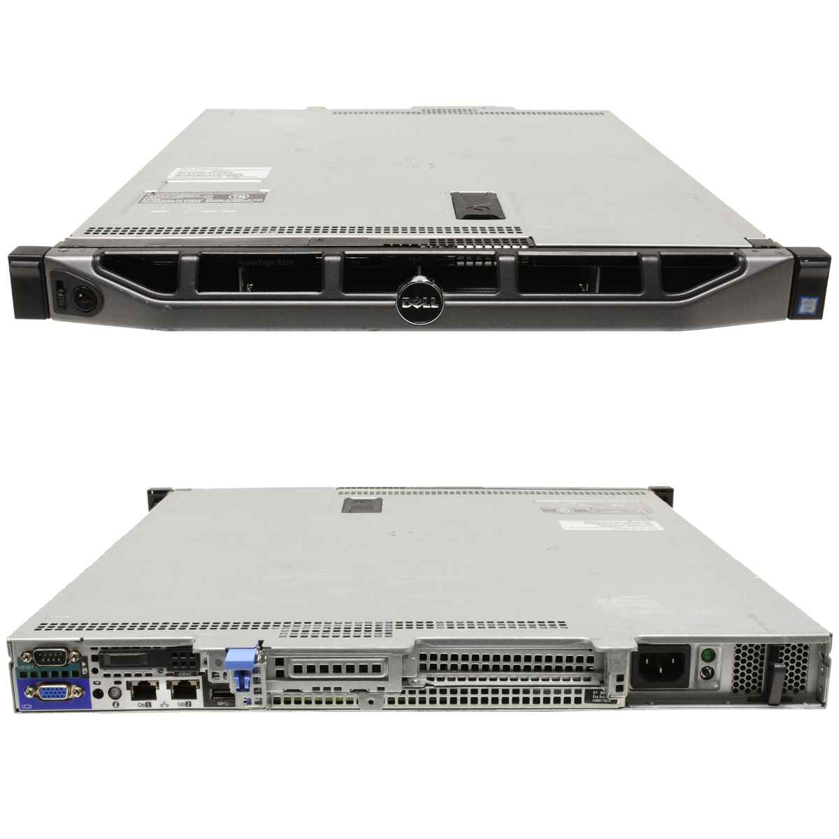Dell PowerEdge R230 Server E3-1220 v6 QC 3.00 GHz Perc H330 16 GB PC4 4x LFF 3,5