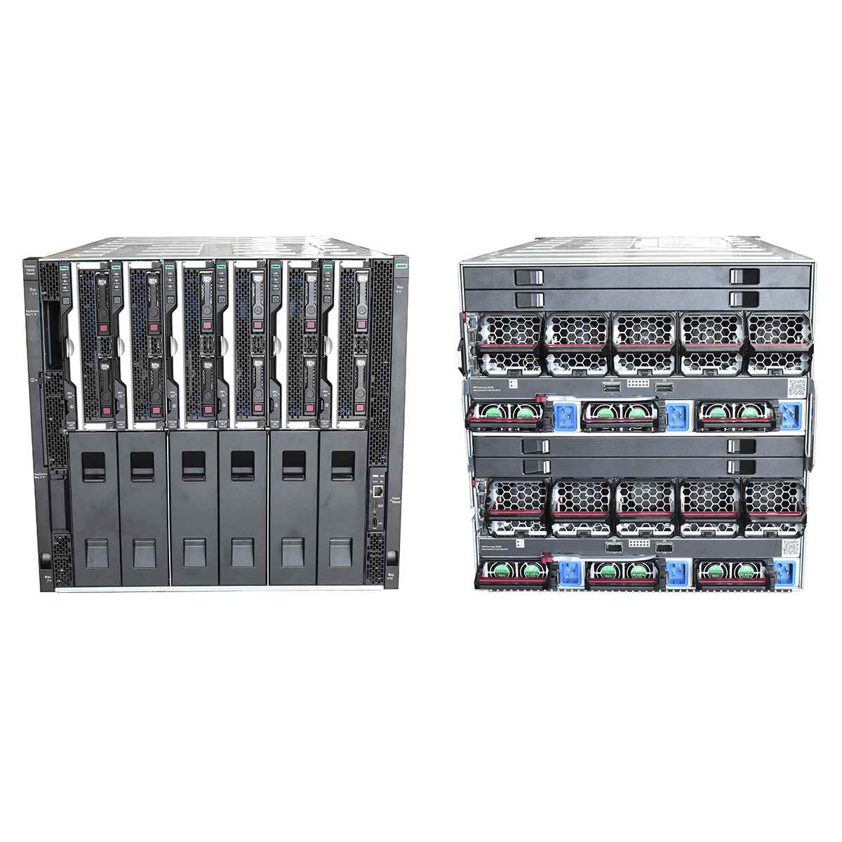 HP Synergy 12000 Frame 6x HP Synergy 480 G10 12x Gold 6134 6TB RAM PC4 14x 2,5