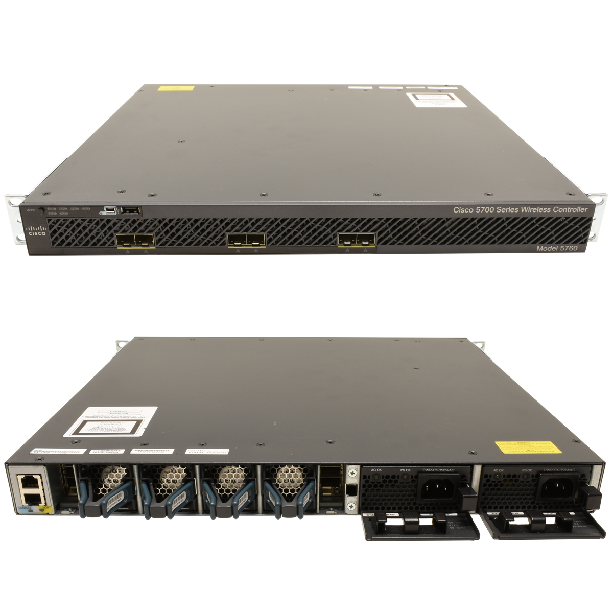 Cisco AIR-CT5760-HA-K9 5700 Series Wireless Controller up to 25 Cisco APs 2x PSU Cisco AIR-CT5760-HA-K9 5700 Series Wireless Controller up to 25 Cisco APs 2x PSU
