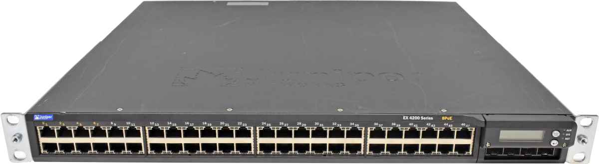 Juniper EX4200-48T 48-Port GE 8-Port PoE +Module 4x1G SFP Juniper EX4200-48T 48-Port GE 8-Port PoE +Module 4x1G SFP