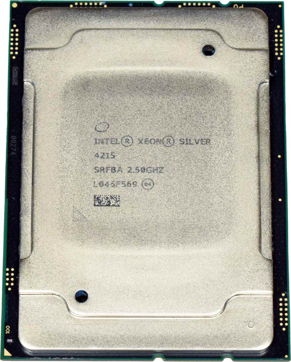 Intel Xeon Silver 4215 Processor 11MB L3 Cache 2.50 GHz 8-Core FCLGA3647 SRFBA Intel Xeon Silver 4215 Processor 11MB L3 Cache 2.50 GHz 8-Core FCLGA3647 SRFBA