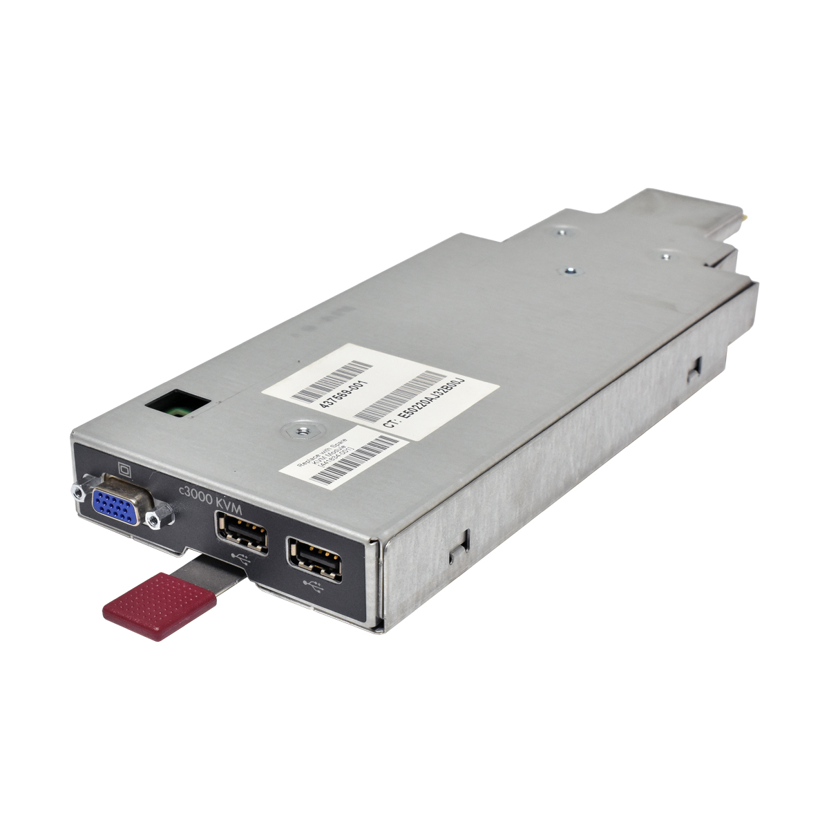 HP 437569-001 Local KVM Option Modul for HP BladeSystem c3000 HP 437569-001 Local KVM Option Modul for HP BladeSystem c3000