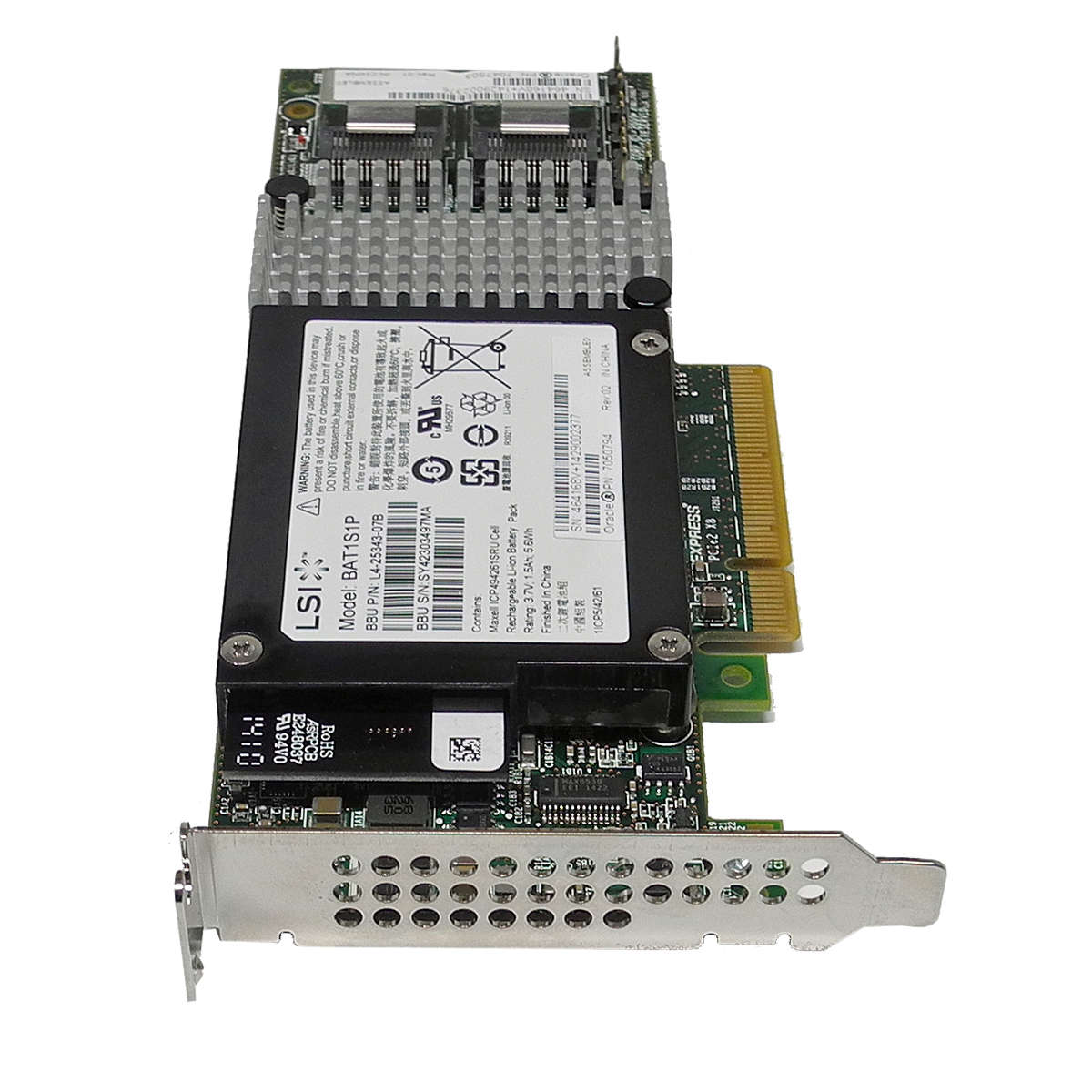 Sun-Oracle-7047503-LSI-MR-SAS-9261-8i-6G-PCIe-x8-R-003.jpg Sun Oracle 7047503 LSI MR SAS 9261-8i 6G PCIe x8 RAID Controller +BBU +SAS Kabel