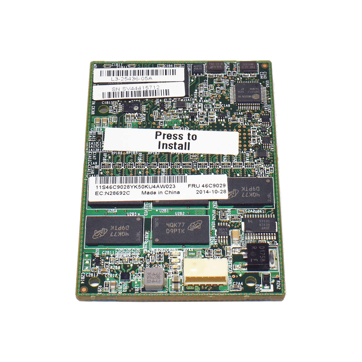 IBM-1GB-RAID-5100-Cache-Flash-5-upgrade-46C9029-L3-002.jpg IBM 1GB RAID 5100 Cache Flash 5 upgrade 46C9029 L3-25436-05A + BBU 81Y4579