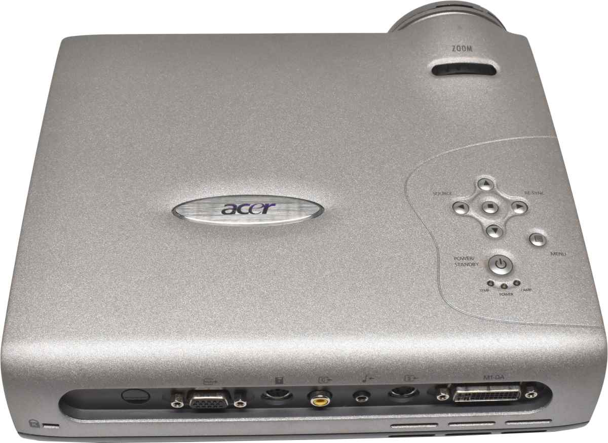 Acer PD 520 1024 x 768 DLP Projektor 1500 ANSI-Lumen Kontrast 1800:1 + Remote Control