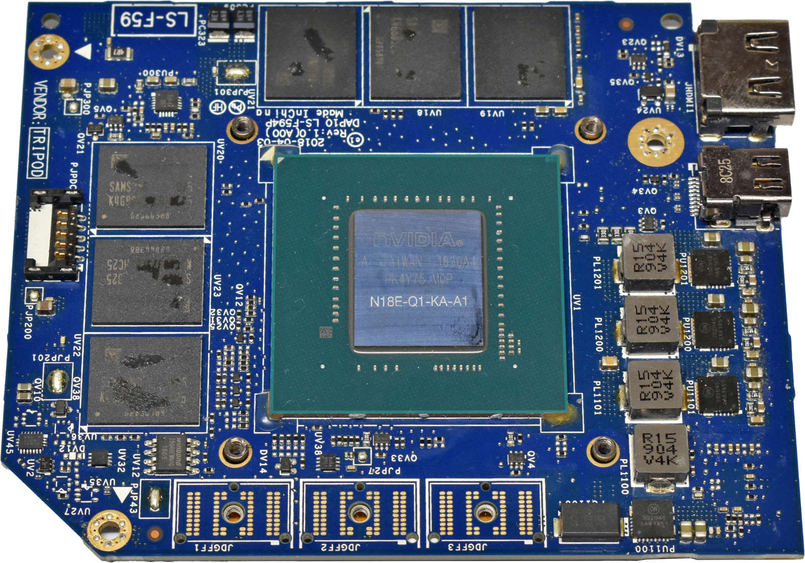 Dell-Precision-7530-7730-Graphics-Card-0XDVC6-NVID-006.jpg Dell Precision 7530 7730 Graphics Card 0XDVC6 NVIDIA Quadro P3200M 6GB GDDR5 MXM-B (3.0)