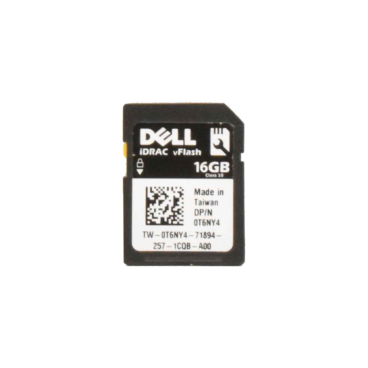 Dell iDRAC vFlash 16GB SD Card Dell PowerEdge TW-0T6NY4-71894-257 T6NY4 Dell iDRAC vFlash 16GB SD Card Dell PowerEdge TW-0T6NY4-71894-257 T6NY4