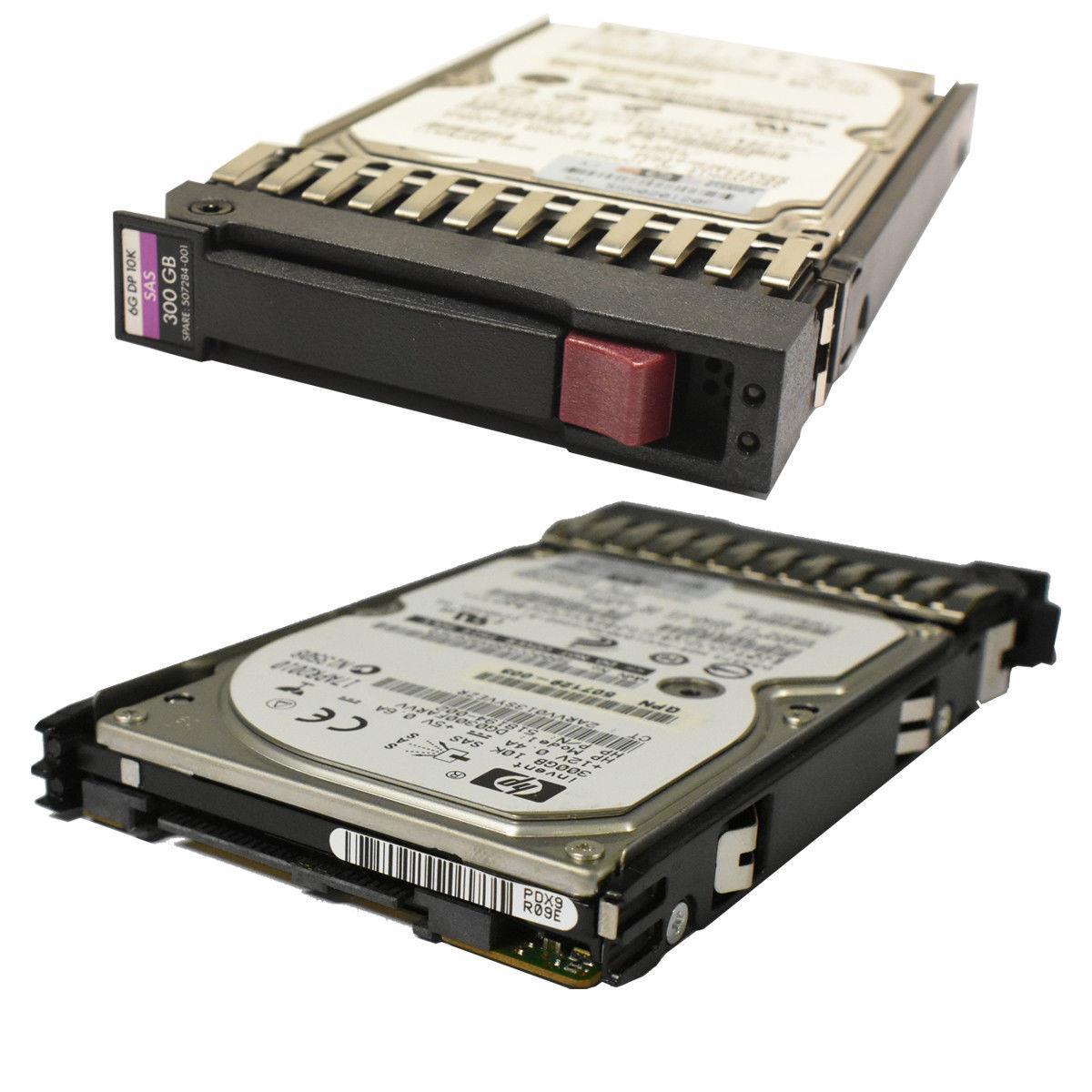 HP 300GB 2.5" 12G 15k SAS HDD HotSwap Festplatte 785407-001 867254-001 mit Rahmen HP 300GB 2.5" 6G 10k SAS HDD Festplatte 507284-001 507129-004 Server Storage