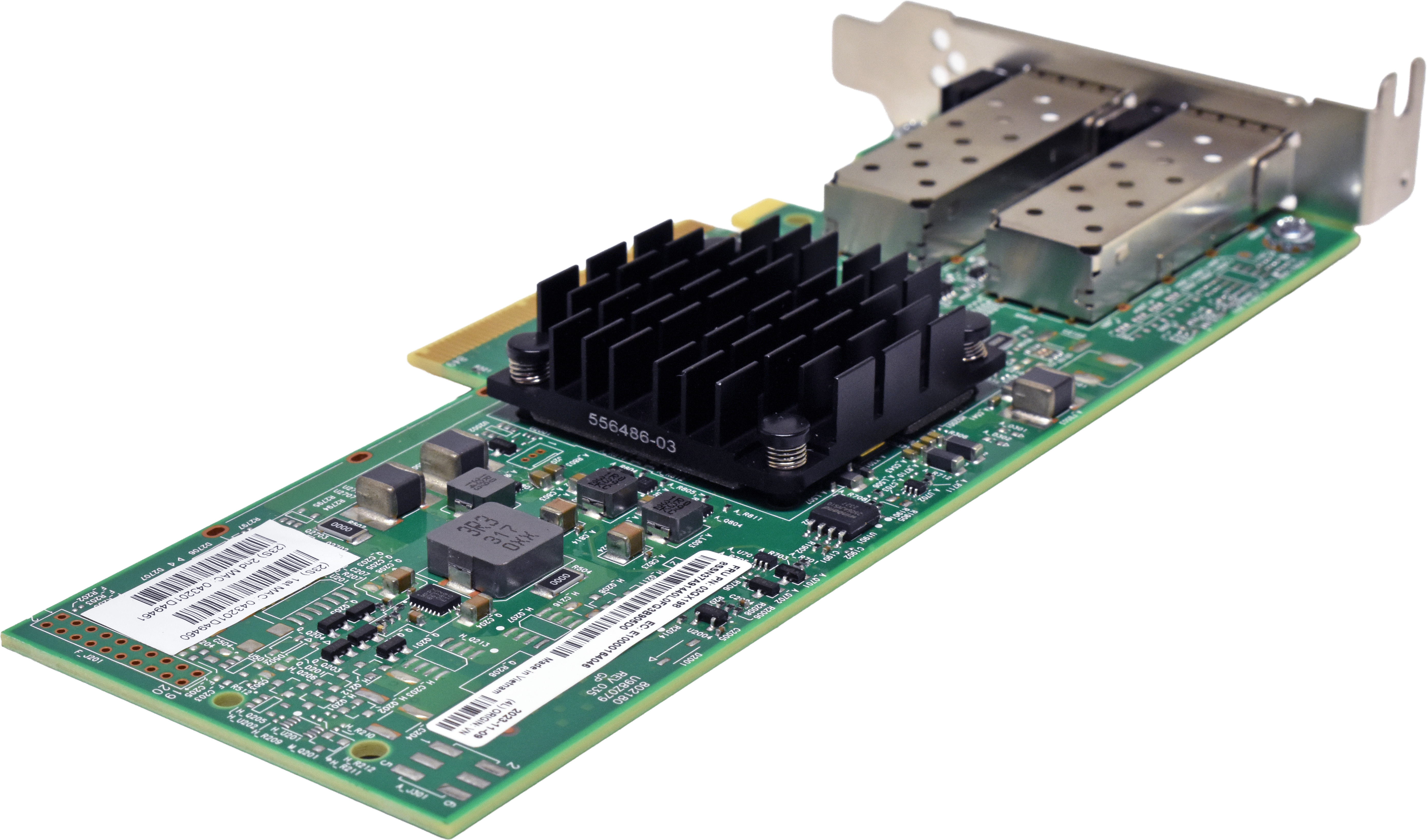 Lenovo BroadCom BCM57414 BCM957414A4141LC206 03GX198 Dual-Port SFP28 25GE NIC - 2.jpg Lenovo BroadCom BCM57414 BCM957414A4141LC206 03GX198 Dual-Port SFP28 25GE NIC