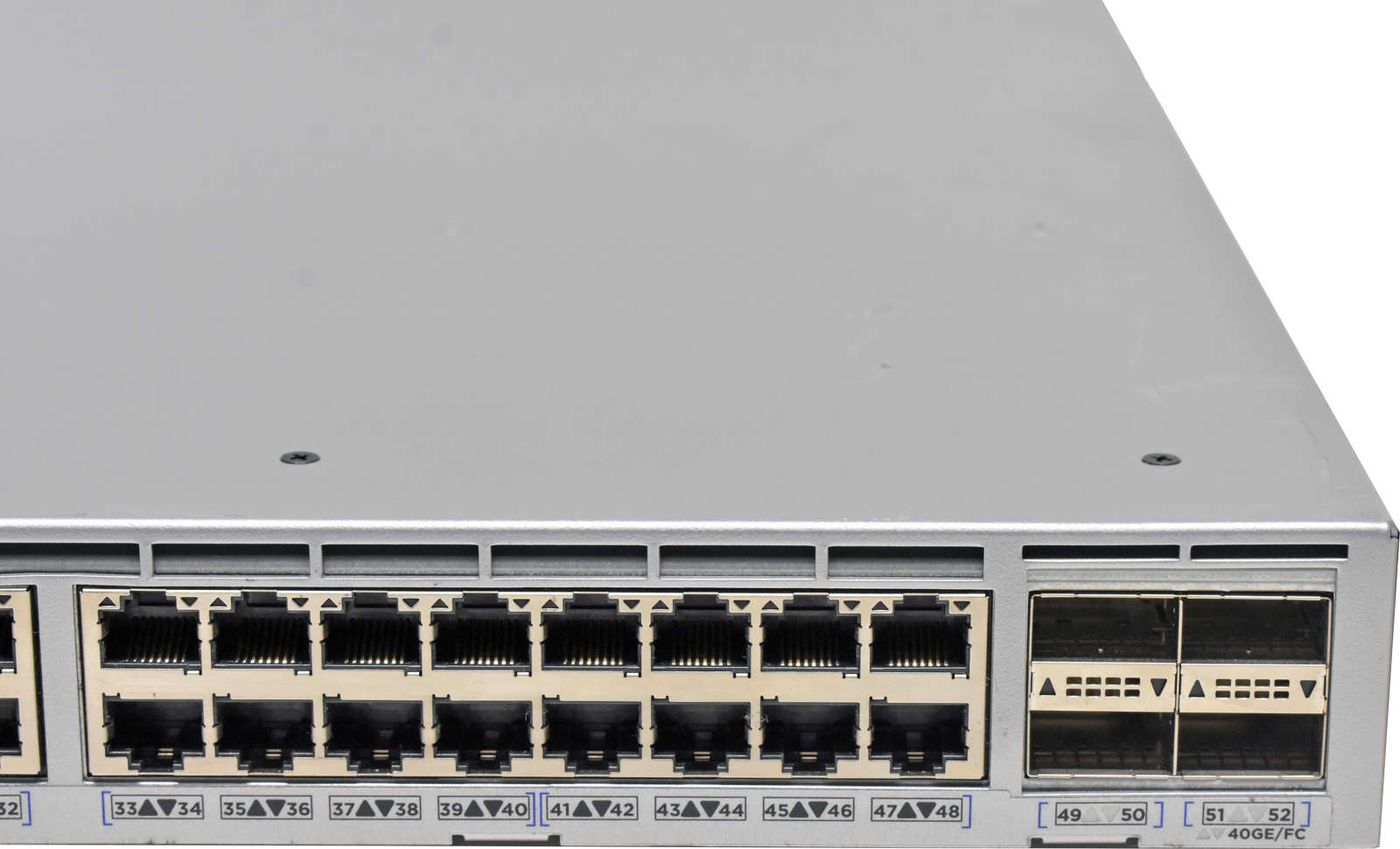 Extreme VDX 6740T XBR-VDX6740T-24-F 48-Port 10G RJ-45 Ethernet Switch 4x 40G QSFP+