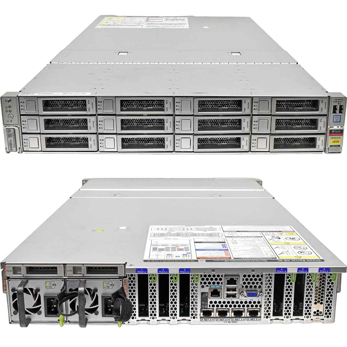 Sun Oracle X5-2L Rack Server 2xE5-2630 v3 32GB RAM 12xLFF 3,5 2xSFF 2,5 ohne HDD