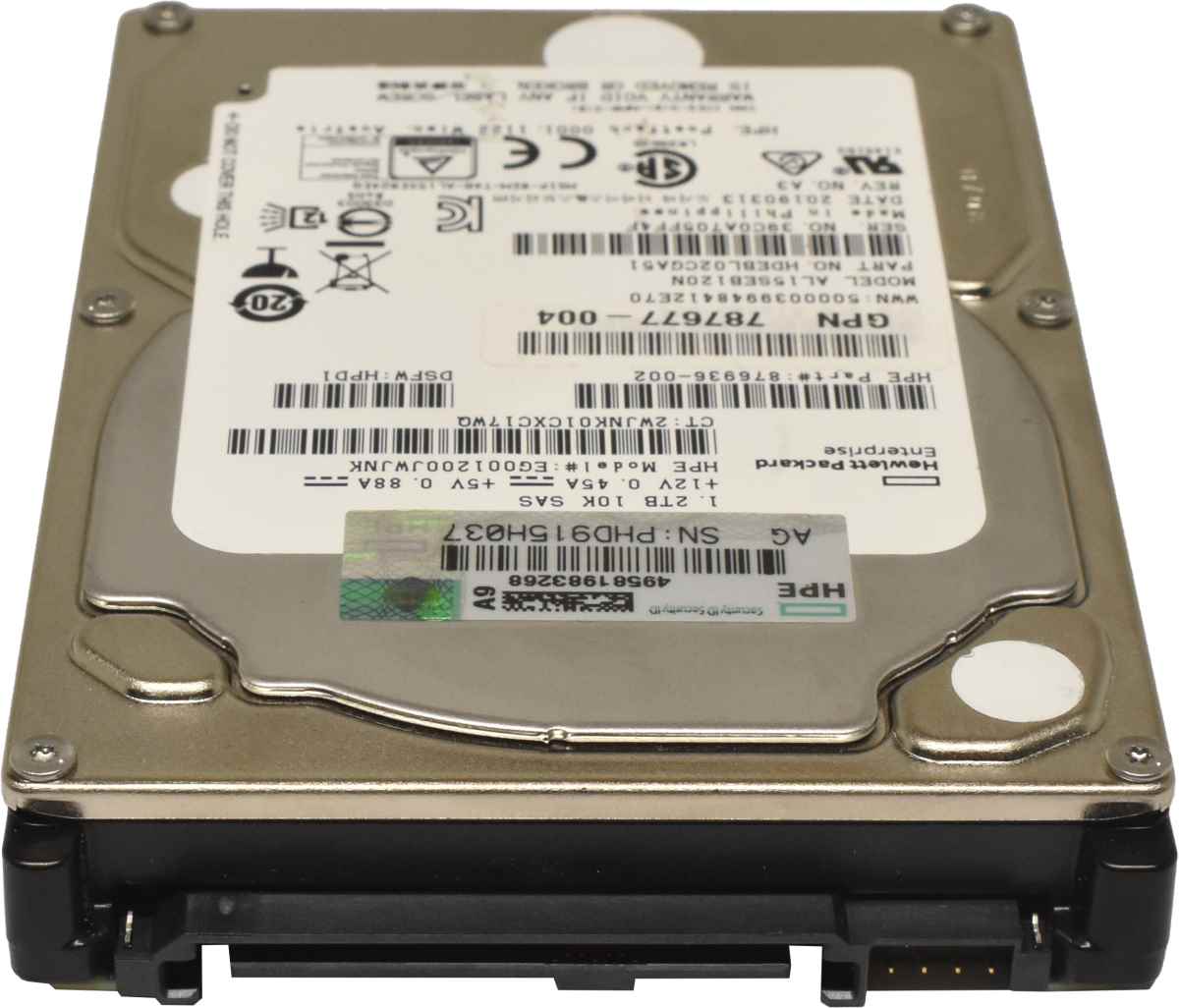 HP 1.2TB 2.5" 12G 10K SAS HDD Festplatte EG001200JWJNK 876936-002