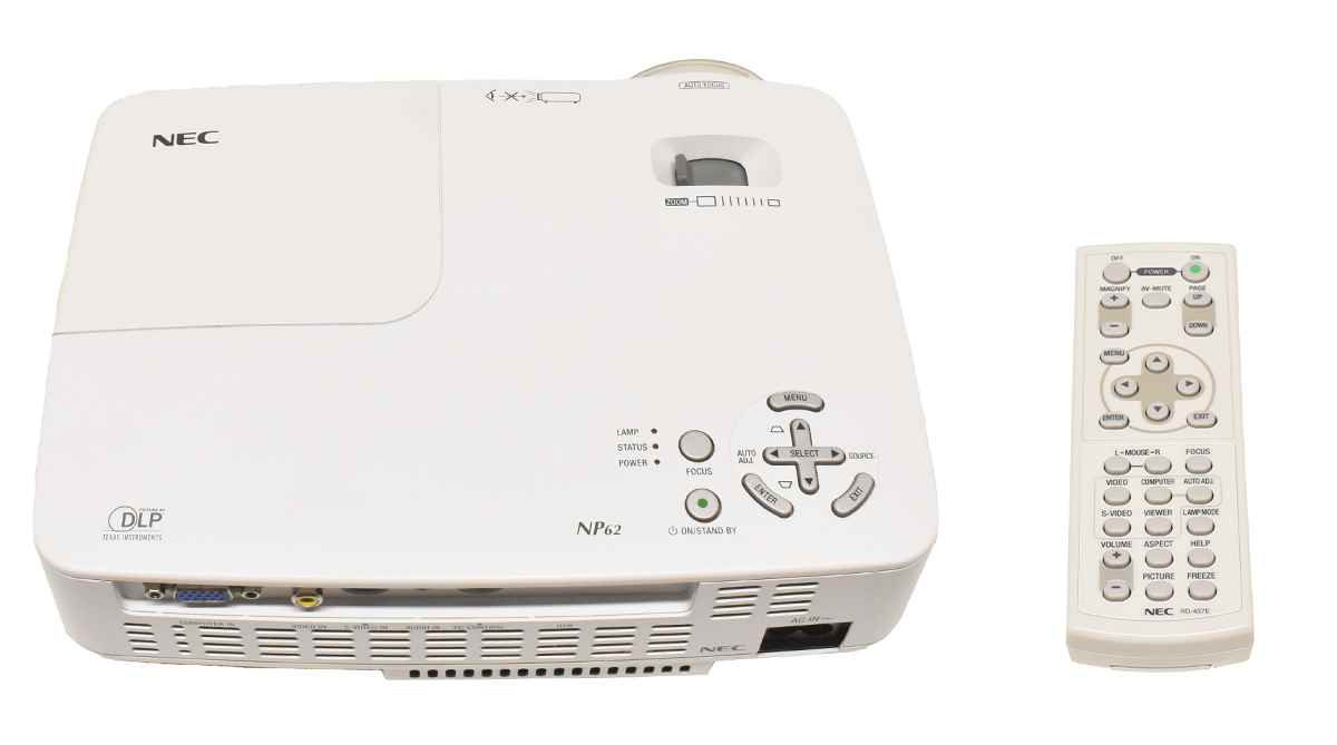 NEC NP62G 1024 x 768 DLP Projektor 3000 ANSI-Lumen Kontrast 1600:1 NEC NP62G 1024 x 768 DLP Projektor 3000 ANSI-Lumen Kontrast 1600:1