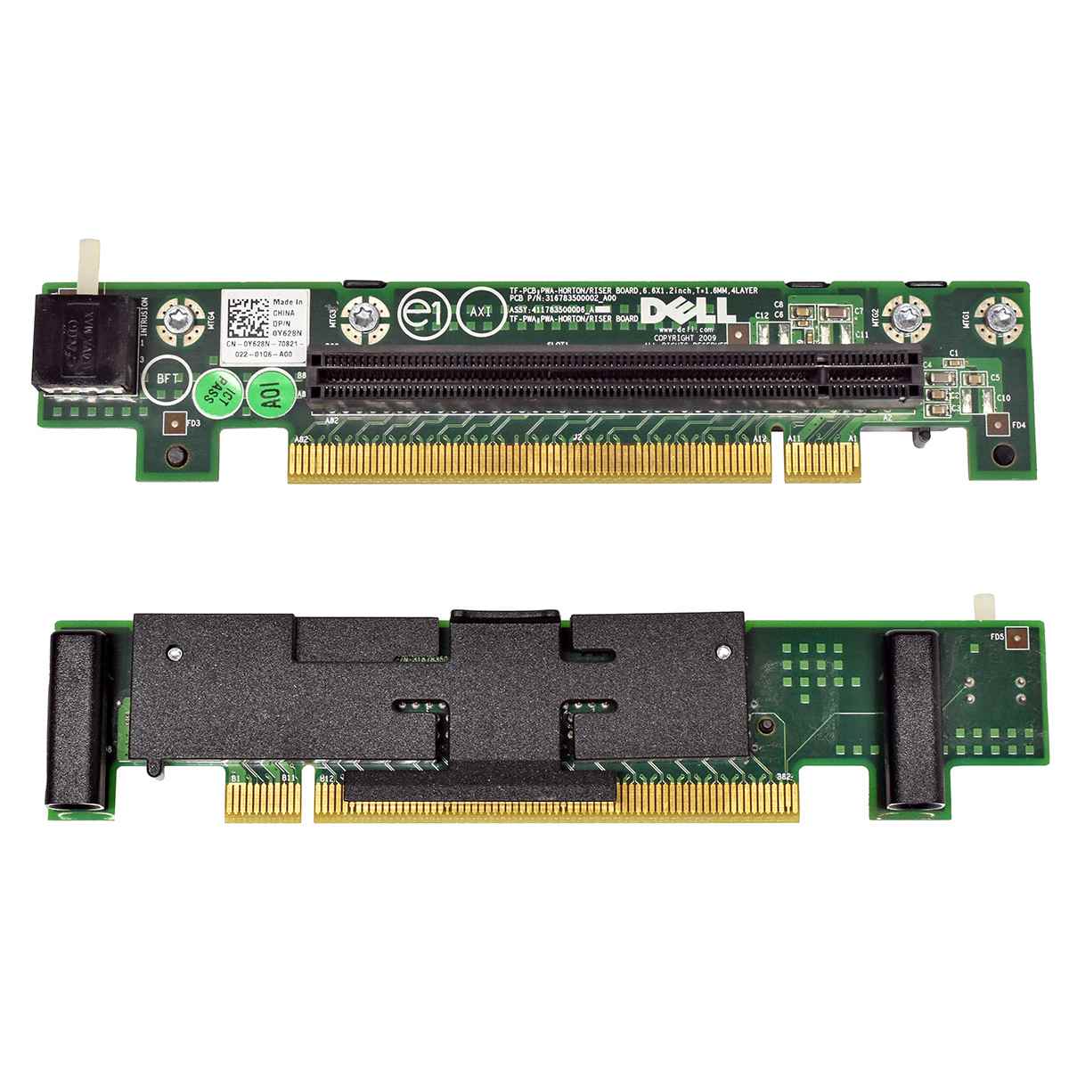 Dell PowerEdge R210 PCIe x16 Riser Board Expansion Slot 0Y628N