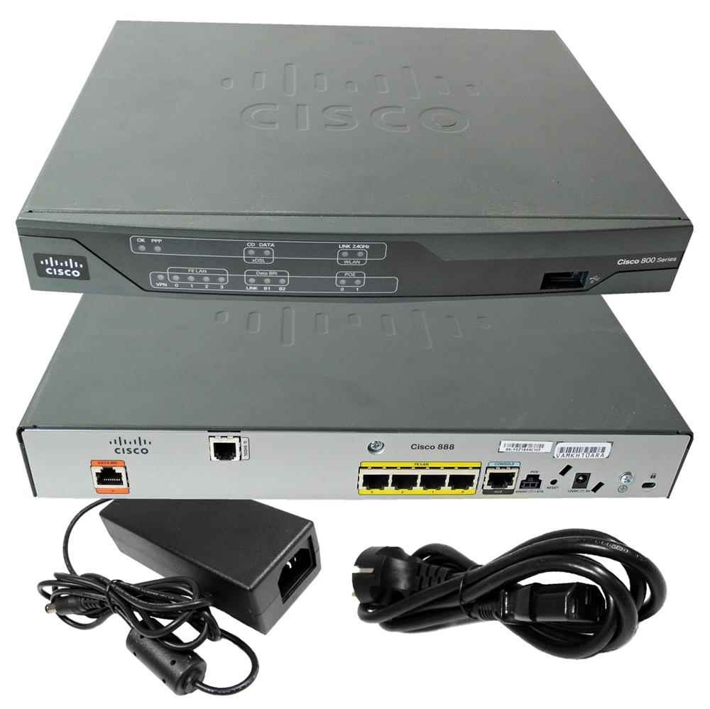 Cisco 888 Integrated Service Router CISCO888-SEC-K9 V01 + Netzteil Cisco 888 Integrated Service Router CISCO888-SEC-K9 V01 + Netzteil