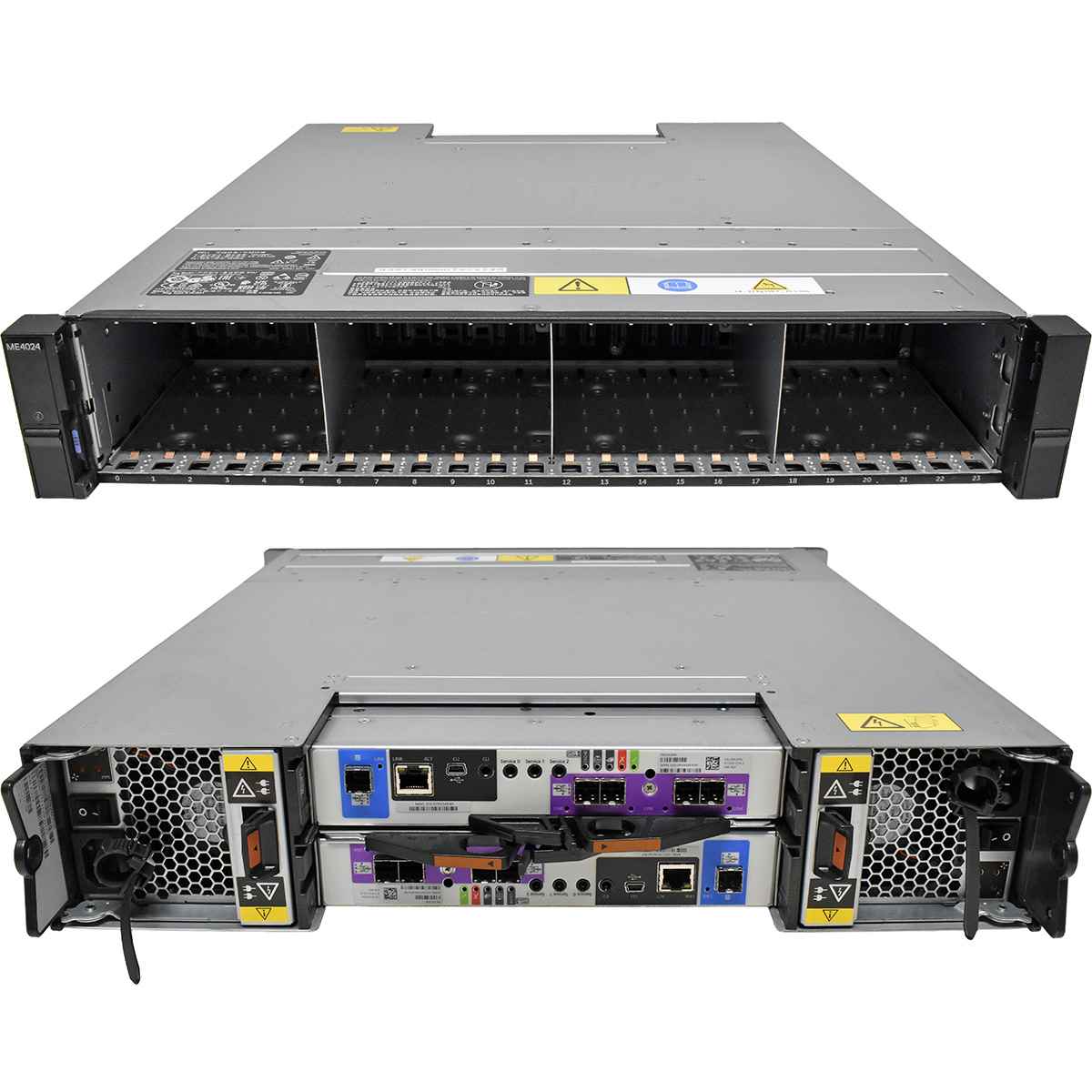 Dell EMC PowerVault ME424 Storage Expansion 2x 12Gb/s SAS 0FXGPW 24x SFF Managed