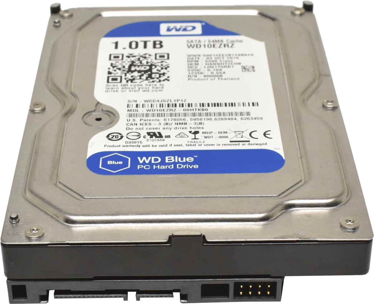 WD 1TB 3.5" 5.4K 6G SATA HDD Festplatte WD10EZRZ-00HTKB0