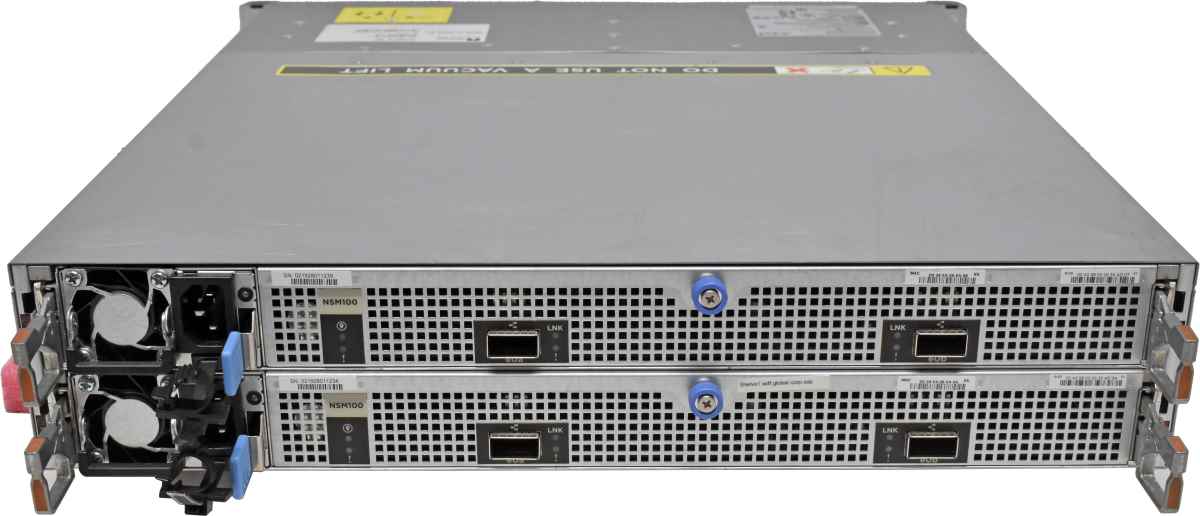 NetApp Expansion Shelf NS224 Xeon D-2123IT 64GB DDR4 2x NSM100 24 Bay 2.5